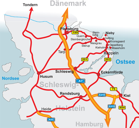 Anfahrtskarte