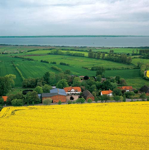 Luftaufnahme des Hofes Alsen